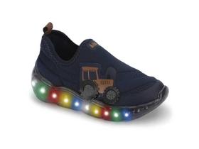 Tênis Infantil BIBI Roller Celebration New 3.0 Luz Led Colorido Trator Masculino