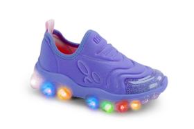 Tênis Infantil BIBI Roller Celebration New Luz Led Colorido Feminino