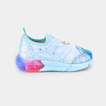 Tênis Infantil BIBI Space Luz Led Colorido Frozen Disney Feminino