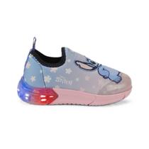 Tênis Infantil BIBI Space Luz Led Colorido Stitch Disney Feminino