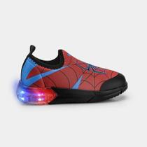 Tênis Infantil BIBI Space New Luz Led Colorido Aranha Masculino