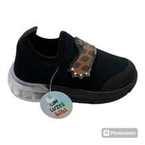 Tênis Infantil Bibi Space tecido Preto/ Caramelo 1228076 Tênis Infantil Bibi Space tecido Preto/ Caramelo 1228076