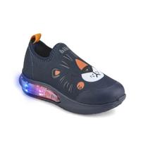 Tênis Infantil BIBI Space Wave 3.0 Luz Led Colorido Gatinho Tigre Masculino