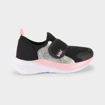 Tênis Infantil Bibi Volt Preto com Rosa 1286006