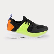Tênis Infantil Bibi Volt Preto com Verde 1286014 Tênis Infantil Bibi Volt Preto com Verde 1286014