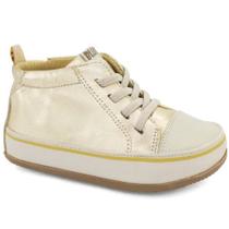 Tênis Infantil Blue Infantis Alana Abotinado de Couro com Elástico no Calcanhar Tênis Infantil Blue Infantis Alana Abotinado de Couro com Elástico no Calcanhar