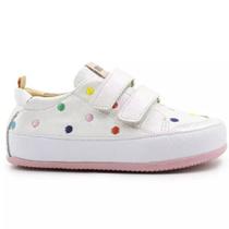 Tênis Infantil Blue Infantis Mini Marina de Couro com Elástico no Calcanhar Tênis Infantil Blue Infantis Mini Marina de Couro com Elástico no Calcanhar
