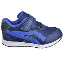 Tenis Infantil Botinho Azul Fecho Fita Uniforme Escola Bt704 Tenis Infantil Botinho Azul Fecho Fita Uniforme Escola Bt704