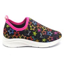 Tênis Infantil Calce Facil Estrela Menina Escolar Confortavel Macio Leve Volta as Aulas Tênis Infantil Calce Facil Estrela Menina Escolar Confortavel Macio Leve Volta as Aulas