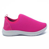 Tênis Infantil Calce Facil Leve Confortável Liso Pink Tênis Infantil Calce Facil Leve Confortável Liso Pink
