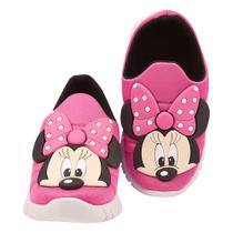 Tênis infantil calce fácil meia anatômico leve e flexível ploc - p03 pink poá pink