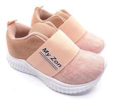 Tênis Infantil Calce Fácil Rose Sem Cadarço 348 Tênis Infantil Calce Fácil Rose Sem Cadarço 348