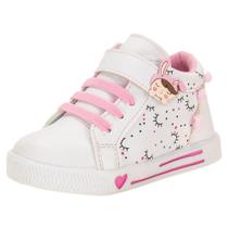 Tênis infantil cano alto linda jú 60221 Tênis infantil cano alto linda jú 60221