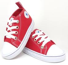 Tênis Infantil Cano Alto Lona Confortável Casual Barato Tênis Infantil Cano Alto Lona Confortável Casual Barato