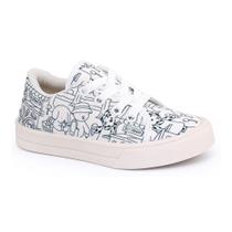 Tênis Infantil Cano Curto Estampado para Colorir Tênis Infantil Cano Curto Estampado para Colorir