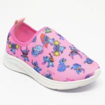 Tênis Infantil Casual Antiderrapante Confortável Escolar Menina Stitch Estiloso Moda Tênis Infantil Casual Antiderrapante Confortável Escolar Menina Stitch Estiloso Moda