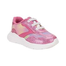 Tênis Infantil Casual com Detalhe em Glitter Molekinha