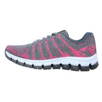 Tênis Infantil Casual Conforto Try Star Evolution Feminino Grafite e Pink