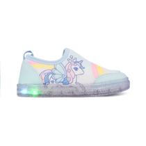 Tenis Infantil Casual Menina Calce Facil com LED Funfy