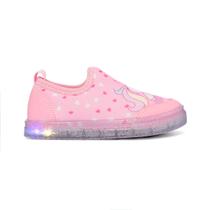 Tenis Infantil Casual Menina Calce Facil com LED Funfy Tenis Infantil Casual Menina Calce Facil com LED Funfy