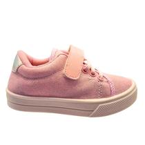 Tênis Infantil Casual Meninas Glitter Calce Fácil Blitzz