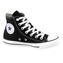 Tênis Infantil Chuck Taylor Canvas Cano Alto Lona Preto