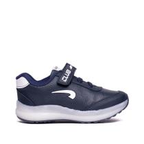 Tênis Infantil Club Happy Led Jogging Marinho/Branco