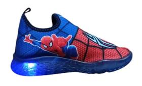 Tenis infantil com led calce fácil mini-pé