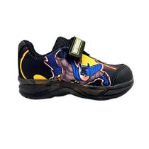 Tênis Infantil Confortável com Luzes de LED Batman
