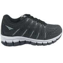 Tênis Infantil Confortavel Try Star Evolution Masculino Preto Prata