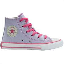 Tênis Infantil Converse All Star Original Side Zip Cano Alto Estiloso Confortável