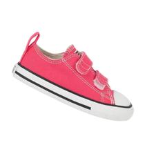 Tênis Infantil Converse Original Chuck Taylor 2v Lona Calce Fácil Rosa