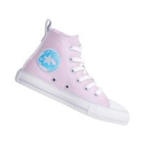 Tênis Infantil Converse Original Chuck Taylor Cano Alto Lavanda/Prata/Branco