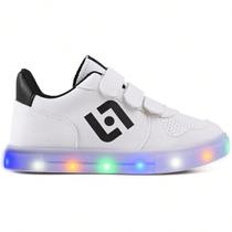 Tenis Infantil De Led Casual Escolar Sapatenis Meninos Street Calce Facil