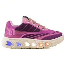 Tenis Infantil De Led Feminino Meninas Escolar Casual Calce Facil Basico - LIGHT