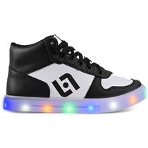 Tenis Infantil De Led Meninos Botinha Cano Alto Escolar Casual Basico Tenis Infantil De Led Meninos Botinha Cano Alto Escolar Casual Basico
