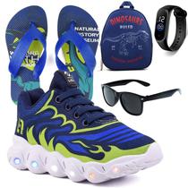 Tenis Infantil De Led Meninos Calce Facil Desenhos Luzinha LIGHT + Mochila Chinelo Oculos Relogio Tenis Infantil De Led Meninos Calce Facil Desenhos Luzinha LIGHT + Mochila Chinelo Oculos Relogio