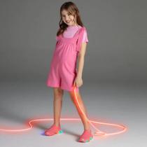 Tênis Infantil de Luz Bibi Roller Celebration 2.0 Rosa Flamingo