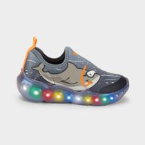 Tênis Infantil de Luz Bibi Roller Celebration 3.0 Azul de Tubarão Tênis Infantil de Luz Bibi Roller Celebration 3.0 Azul de Tubarão