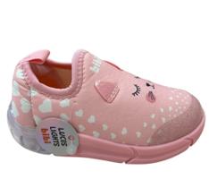 Tênis Infantil de Luz Bibi Space Gatinha Iogurte 1228078 Tênis Infantil de Luz Bibi Space Gatinha Iogurte 1228078
