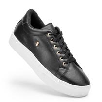 Tênis Infantil e Adulto Feminino Casual Escolar Estilo Shoes Preto Academia Educação Física