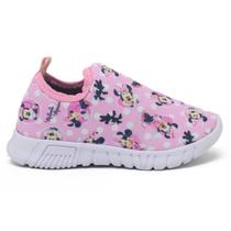 Tênis Infantil Escolar Calce Facil Leve Confortável Minie Rosa Tênis Infantil Escolar Calce Facil Leve Confortável Minie Rosa