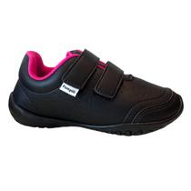 Tenis infantil escolar pampili menina honey preto 169189p Tenis infantil escolar pampili menina honey preto 169189p