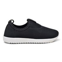 Tenis Infantil Esporte Escola Leve Calce Confort Preto Fácil