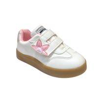 Tênis Infantil Fem Mini Sua Cia Napa Flor Branco 7065.00669 Tênis Infantil Fem Mini Sua Cia Napa Flor Branco 7065.00669