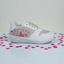 Tênis Infantil Feminino 28 Ao 36 Capivara Conforto Qualidade Ref MP2540