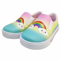 Tênis Infantil Feminino Arco-Íris, Magicc Kids