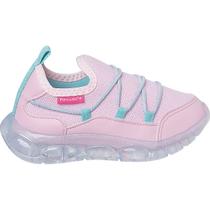 Tênis Infantil Feminino Bubble Led com Luzinha Led Menina