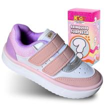 Tênis Infantil Feminino calçado de Menina Sem Cadarço KIDY HAPPY 3130035