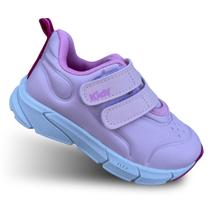 Tênis Infantil Feminino Calce Fácil Para Menina Sem Cadarço KIDY PLAY RESPITEC 411186